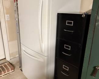 Refrigerator, File Cabinet