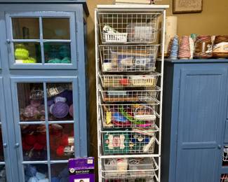 Elfa Unit, Craft supplies, etc,