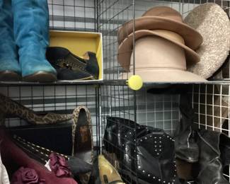 Boots, shoes  and hats
