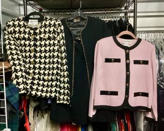 Vintage knit suits and jackets