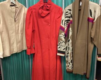 Vintage coat, jacket and Mondi Cardigan