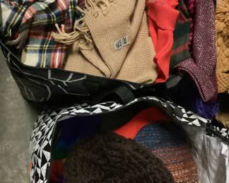 Vintage hats,scarves