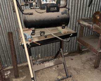Welding table, air compressor not working