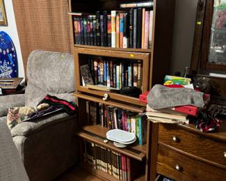 Lawyers bookcase missing one glass