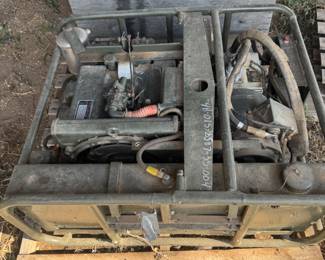 DC Military aircraft generator in crate,