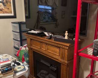Electric Fireplace and smart TV