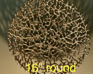 Metal with intricate design