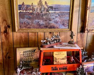 Vtg. Hirsh Deluxe Tool Stool