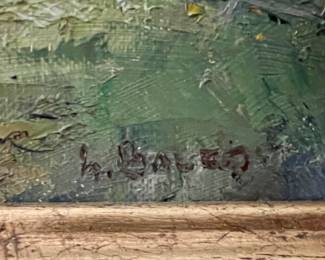 Oil painting - Landscape by Willi Bauer- #1