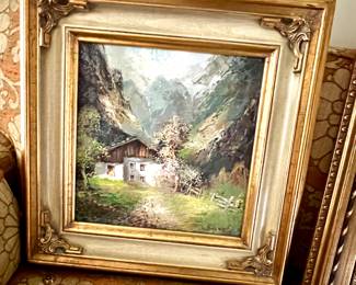 Oil painting - Landscape by Willi Bauer - #1