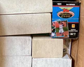 2 boxes fill with 1990's baseball cards - check back Nov 3rd for more details