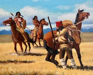 Oil painting by Beaulaurier - 1981