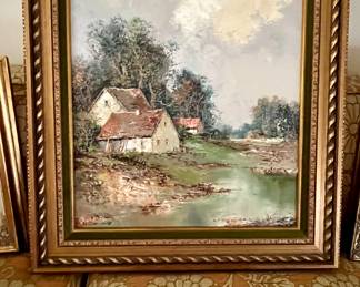Oil painting - Landscape by Willi Bauer - #2