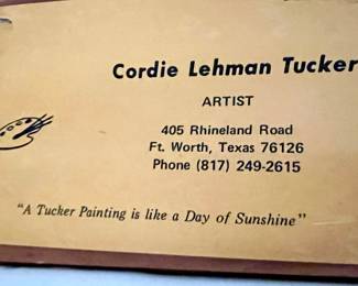 Cordie Lehman Tucker - #1