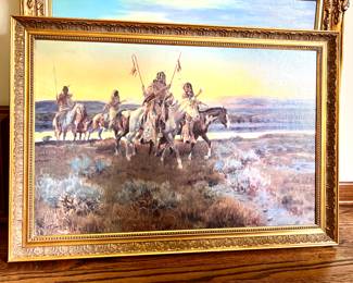 Piegans by Charles Marion Russell