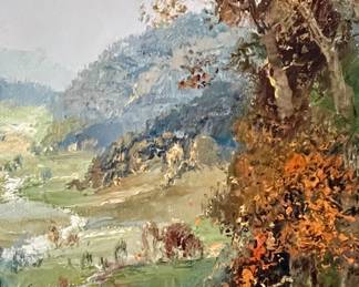 Oil painting - Landscape by Willi Bauer - #3