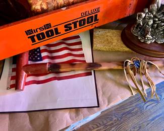 Vtg. Hirsh Deluxe Tool Stool