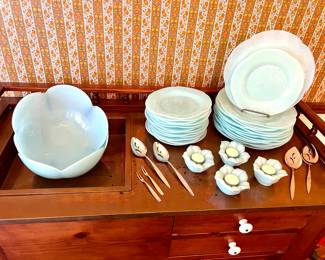 Vtg. Dry sink w/copper top