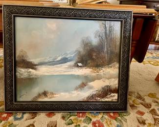 Oil painting by Kort