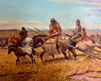 Oil painting by Beaulaurier - 1981