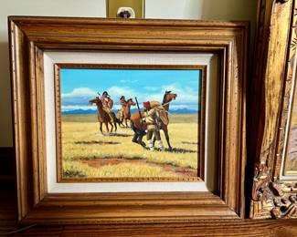 Oil painting by James E. Beaulaurier - 1981