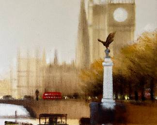 Oil on canvas painting by Anthony Robert Klitz -