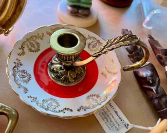 Regency Bone China candle stick holder