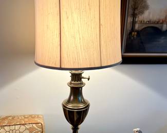 Matching Stiffel brass lamps