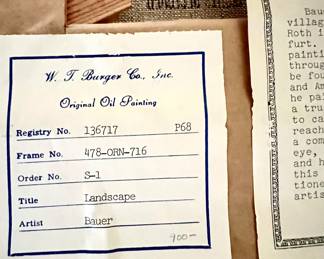 Oil painting - Landscape by Willi Bauer - #3