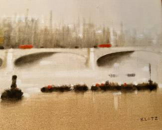 Original oil painting by Robert Klitz - St. Pauls & Riner - 1973- #4