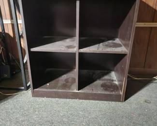 Small 4 cubbies shelf