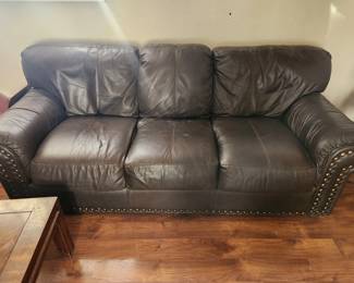 Leather couch