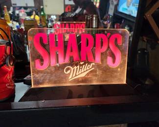 Sharps Beer sign