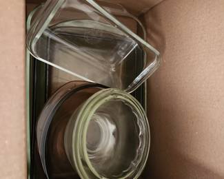 Pyrex bowls and casserole dishes