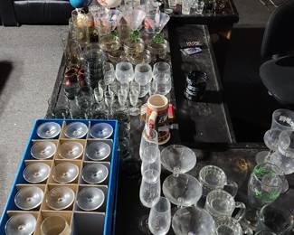 Tons of glassware