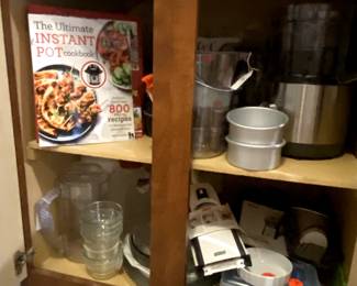 Instant Pot, Belgian waffle maker,  other kitchen items