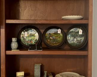 Vintage collectible plates