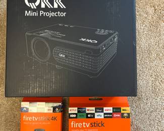 Mini Projector - Fire TV Stick 4K & 5K