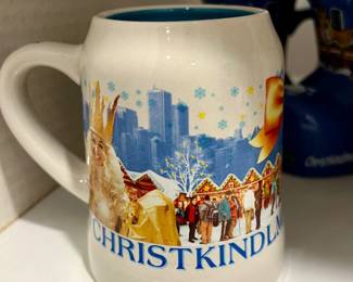 Christkindle Christmas mugs