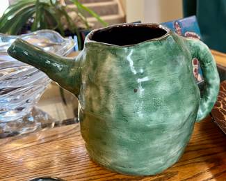 Hand made pitcher