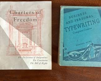 Vtg Typewriting Course Book