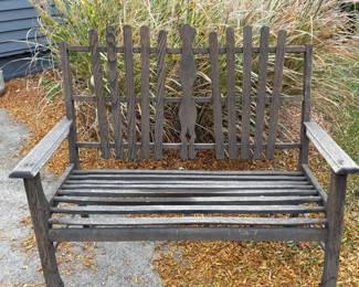 Rustic Garden Bench *Vintage 