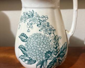 1891 Wallace & Chetwynd Ironstone Pottery Pitcher 