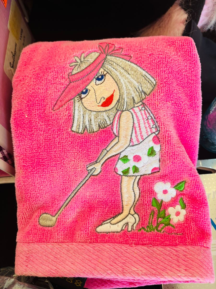 This golf towel will surely help your game.