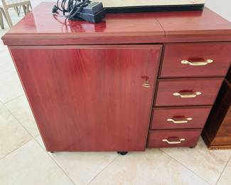 The foot pedal on top should tip you off as to what this is.