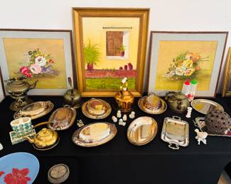 Serving trays to impress.  Guys are good with paper plates.  Just saying.