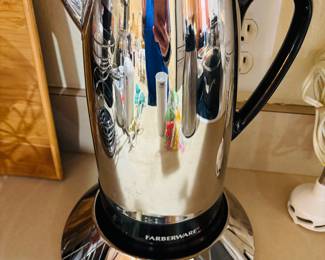 Here's a picture of Tina in a coffee pot.