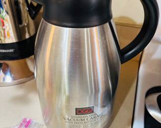 Put your creamer here and impress the guests.  Visions of Starbucks dancing in their heads.