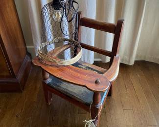 Scandinavian primitive childs chair