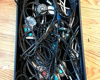 Sterling Silver Native American Bolo Ties